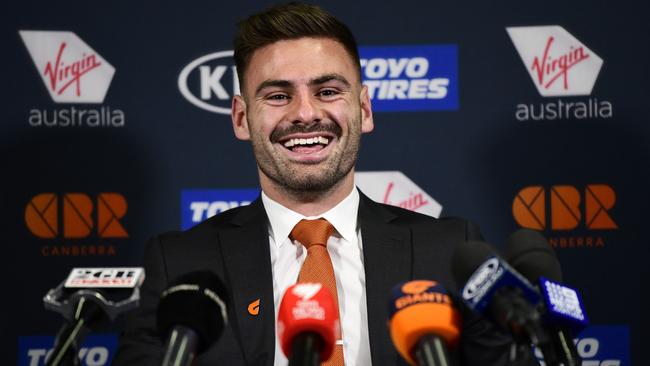 Stephen Coniglio has big plans for the Giants. Picture: AAP Images