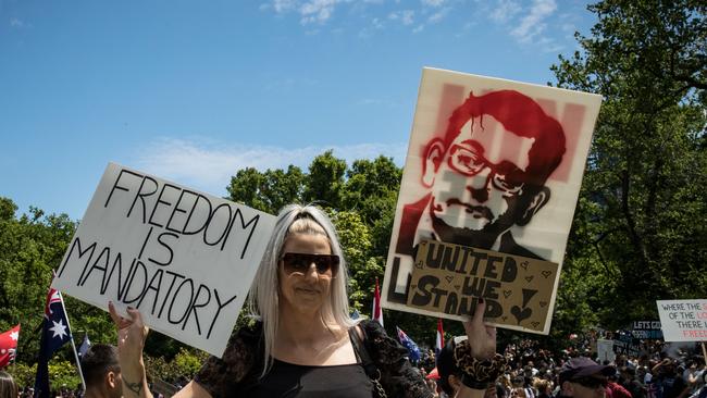 Protests were organised around Australia as part of a global day of action protesting against mandatory COVID-19 vaccines, lockdowns and restrictions imposed in response to the coronavirus pandemic.