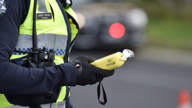 An iced-up driver was nabbed after chucking a drug satchel into bushland. Generic picture