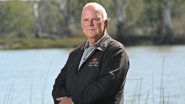 Burk Salter Wines owner Greg Salter said his business would “do it tough” if the caravan park rebuild was not finished. Picture: Keryn Stevens