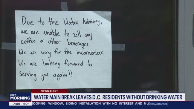 Boil Water Advisory For Some Northeast DC Neighborhoods After Water ...