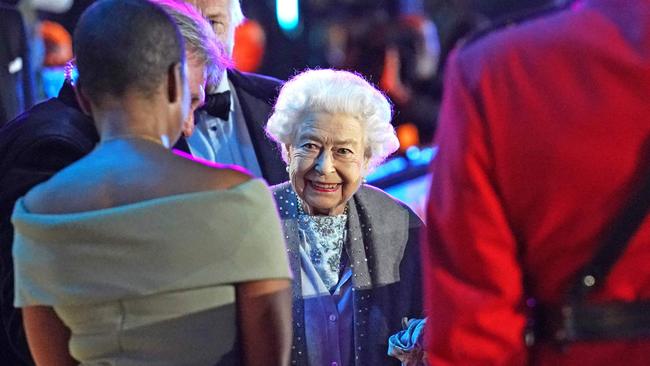 The Queen after attending the ‘A Gallop Through History’ Platinum Jubilee celebration at the Royal Windsor Horse Show at Windsor Castle. Picture: Steve Parsons / POOL / AFP