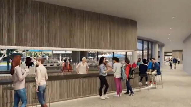 The new aquatic centre will have a cafe.