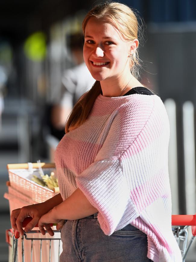 Penrith mum-of-two Monica Seecy has been relying on bulk buys and frozen veggies. Picture: Jeremy Piper