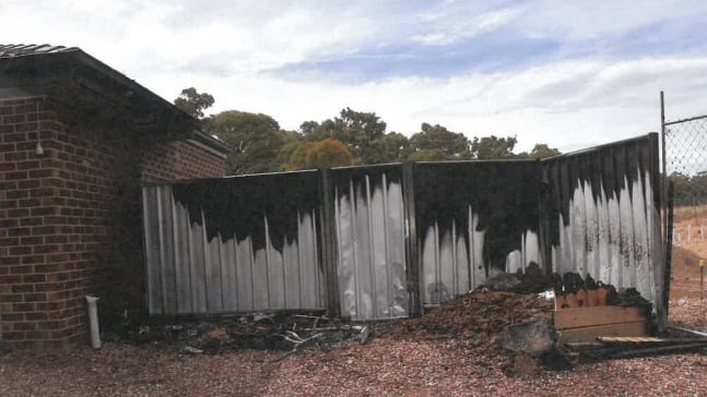 Bendigo fencer Tyler Spicer, 27, set fire to a woman’s bins, burning the side of her house, while her children slept meters away. Picture: Victoria Police.