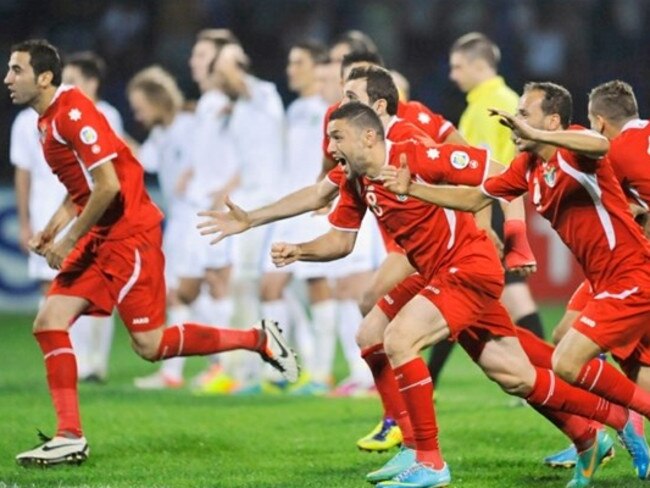 Jordan beat Uzbekistan on penalties in 2013.