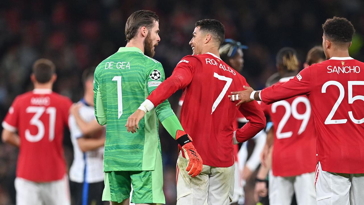 Cristiano Ronaldo Champions League highlights Manchester United vs Atalanta  scores results