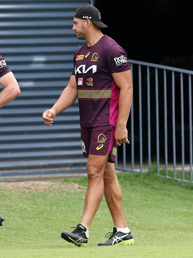 Ryan James is making his voice heard at training. Picture: Josh Woning