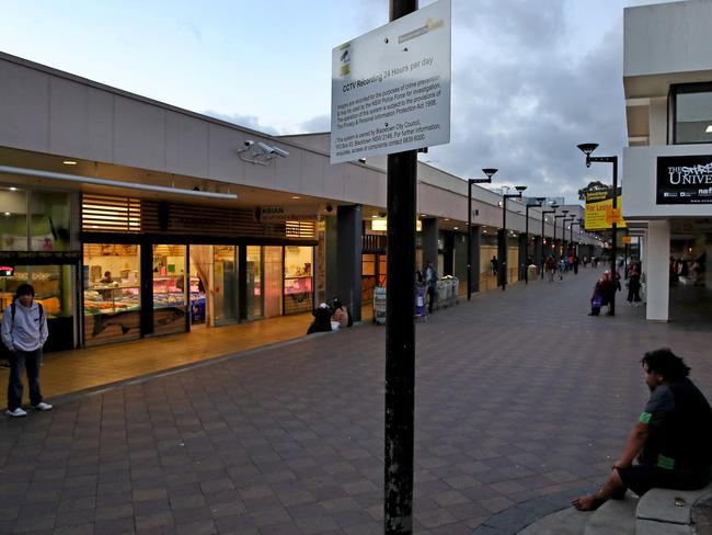 Westfield Shopping Centre in Mount Druitt has CCTV cameras to watch for crime. Picture: Toby Zerna