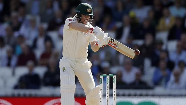 David Warner is caught behind at The Oval Picture: Getty Images