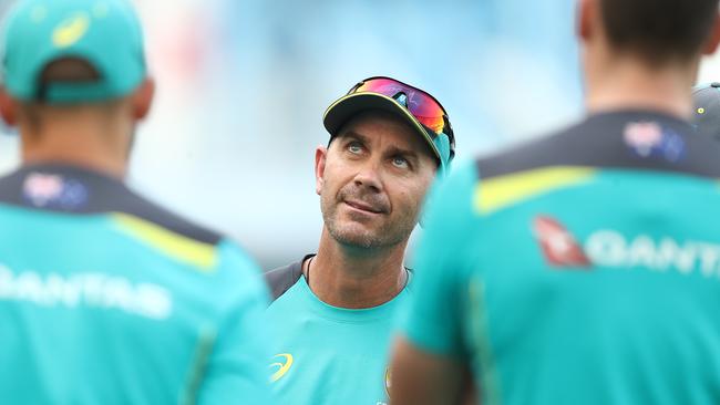 Justin Langer has plenty to ponder. Picture: Getty.