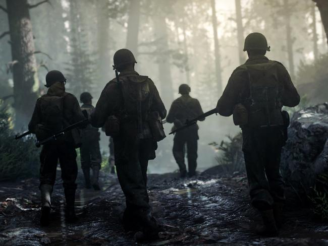 Call of Duty goes back to World War II.