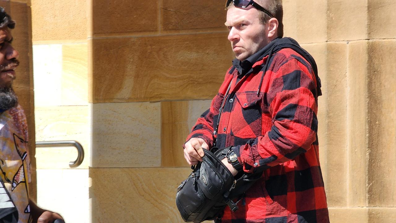 Matthew Michael Beer leaving the Adelaide Magistrates Court after he was charged with child sex crimes. Picture: Leah Smith