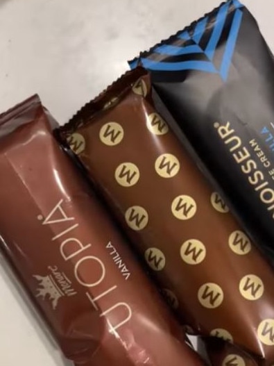 He was given three versions of the classic Magnum ice cream to taste. Picture: Instagram/Deborah Knight