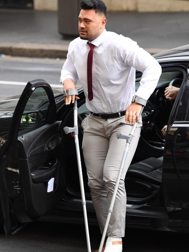 Musgrove was convicted and fined $1100 for one count of destroying or damaging property. AAP Image/Dean Lewins