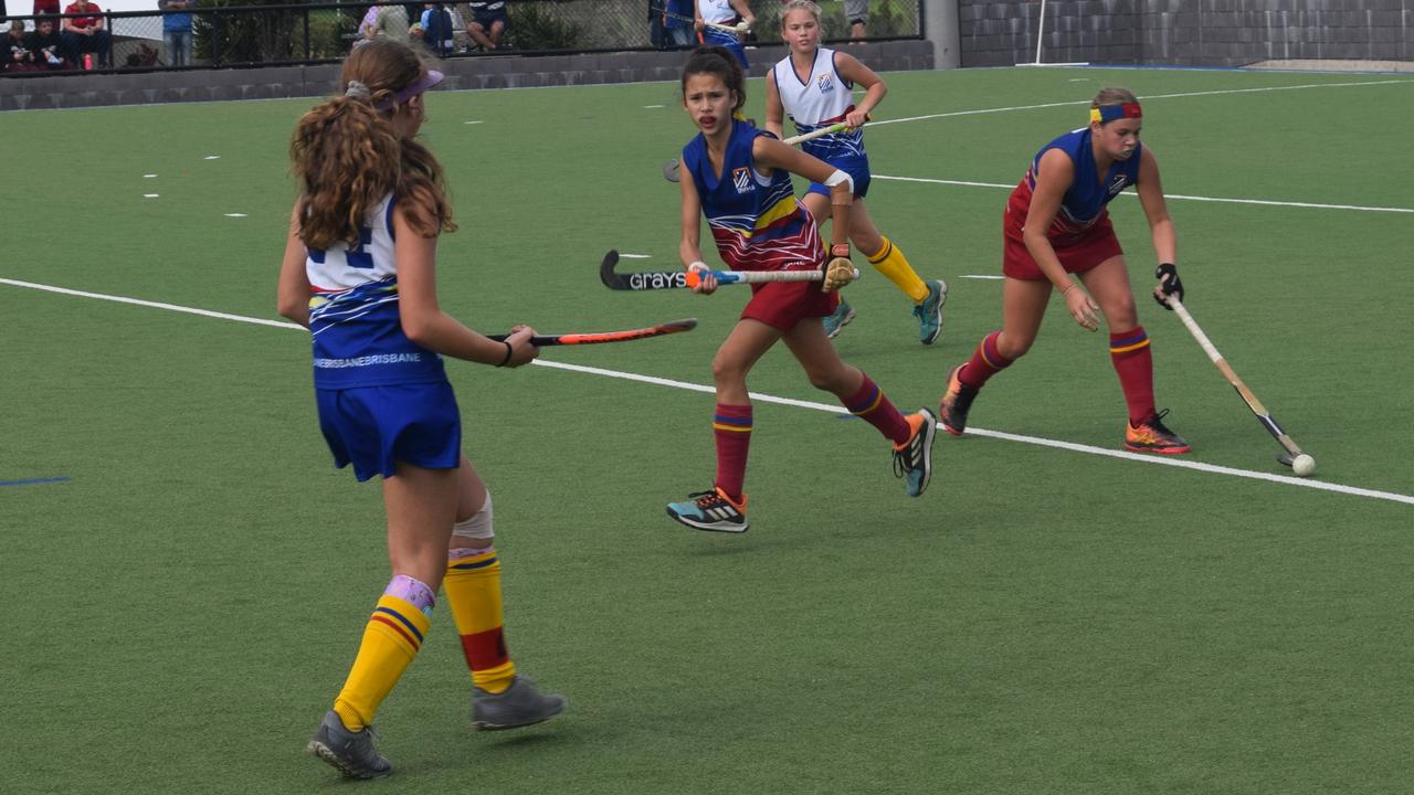 Gympie hosted the 2021 Under 13 Girls State hockey championships over the last four days, with Brisbane teams taking out two of the three division titles. Pictures: Josh Preston