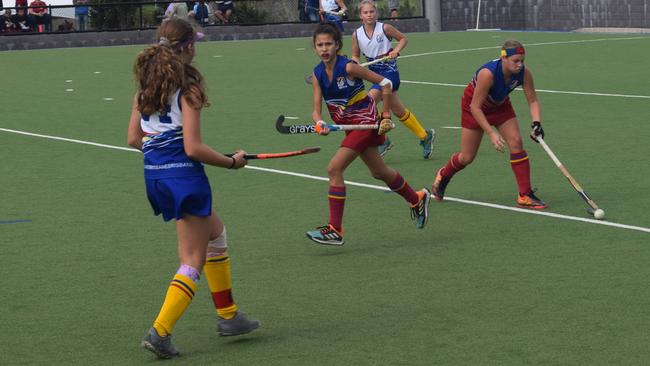 Gympie hosted the 2021 Under 13 Girls State hockey championships over the last four days, with Brisbane teams taking out two of the three division titles. Pictures: Josh Preston