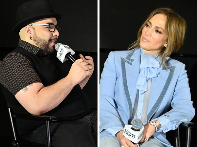 Jennifer Lopez at a Q&A for her new film.