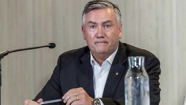 Russell Jackson has accused Eddie McGuire of “trying to smear (his) reputation”. Picture: Jake Nowakowski