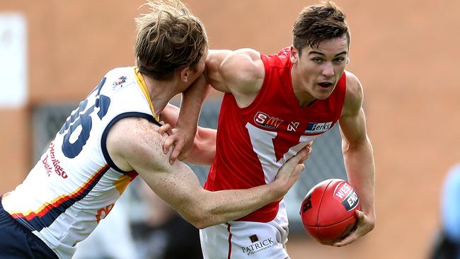 Classy North Adelaide utility Connor Rozee is tipped to go high in the draft. Picture Calum Robertson