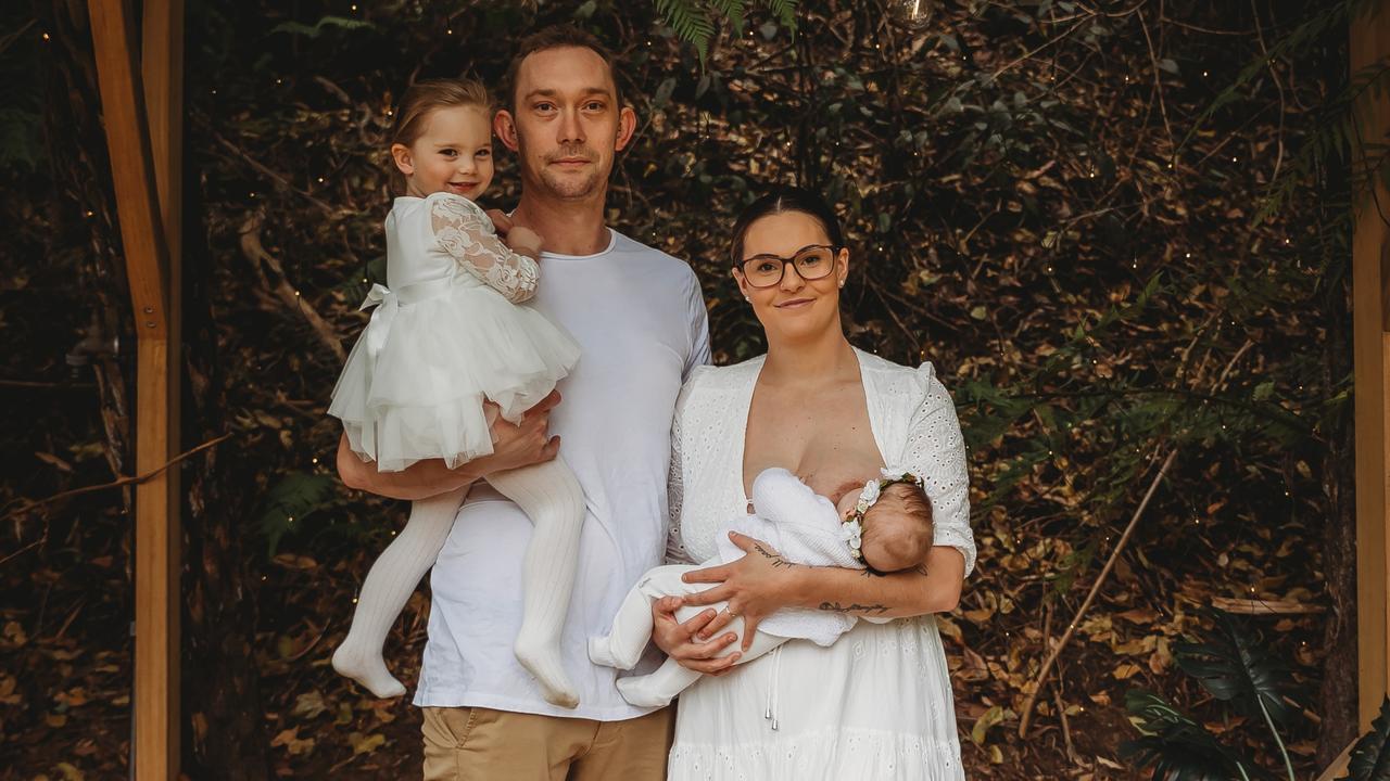 Coffs Harbour’s Wittenberg family: Adora, conceived through IVF, Blake, Nicolette and Milla.