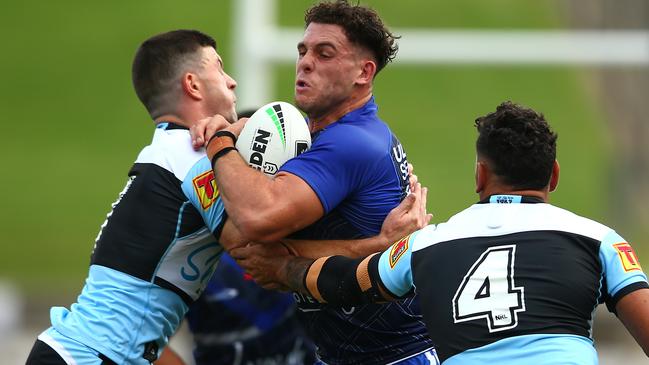 Elliott had a point to prove against the Sharks in their trial. Picture: Matt Blyth/Getty Images