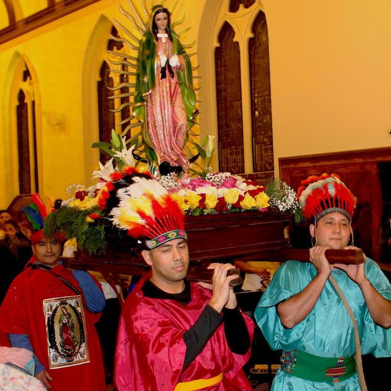 Church festivities around the Fiest of Our Lady of Guadalupe