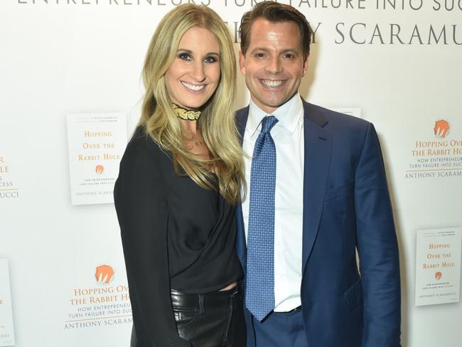 Deidre Ball and Anthony Scaramucci attend pictured in New York last year. Picture: Jared Siskin/Patrick McMullan/Getty Images