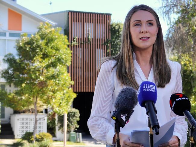 Housing Minister Meaghan Scanlon, the MP for Gaven, announcing the success of a scheme which will see quickly approvals after 220 applications were received from developers to fast track housing builds.