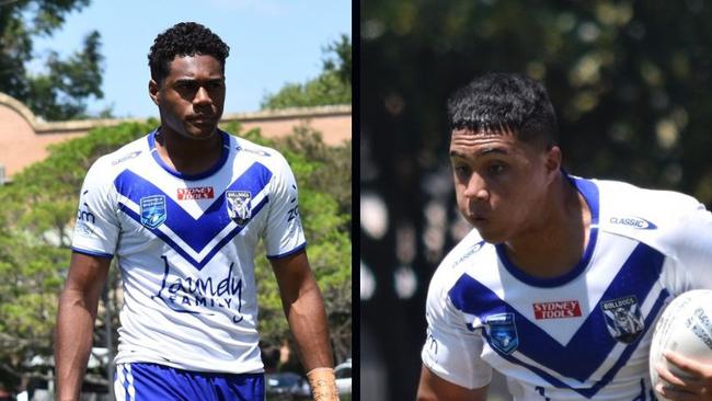 Canterbury Bulldogs junior rep pair Jope Rauqe and Itula Seve helped their team to Harold Matthews Cup glory. Photo: Sean Teuma.