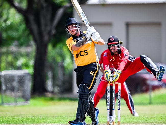 Josh Brown, who is poised to play in the inaugural Major League Cricket tournament in the US, could return to Nightcliff at the end of the season. Picture: Darwin &amp; District CC.