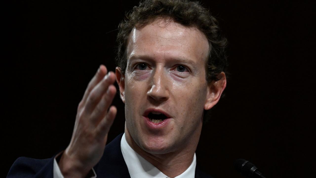 Meta chief executive Mark Zuckerberg. The company said it would not renew its agreement with news publishers from April citing dropping use of Facebook News. Picture: Andrew Caballero-Reynolds / AFP