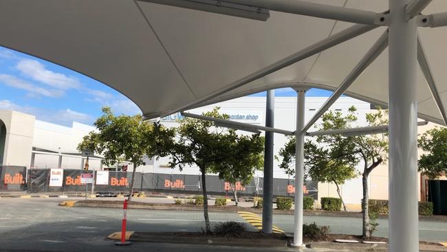 New shade sails have been built over car parks outside the northeastern wing at the Hyperdome.