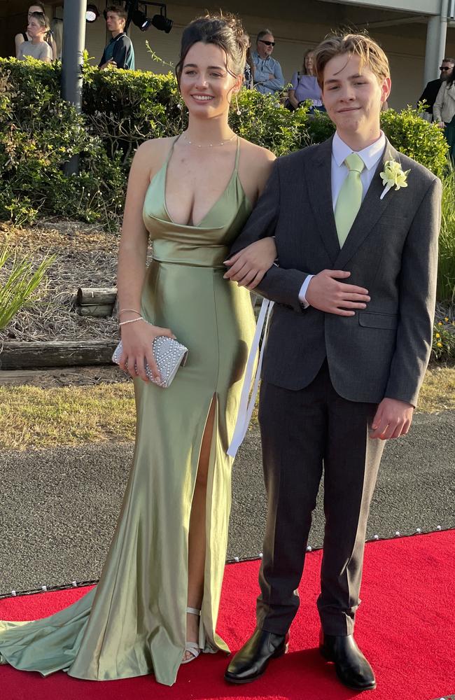 Owen Johnson and Bridgette Cooper at the Victory College formal on Friday June 21, 2024.