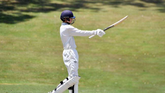 Iona’s Harley Malpass batted beautifully. Picture, John Gass