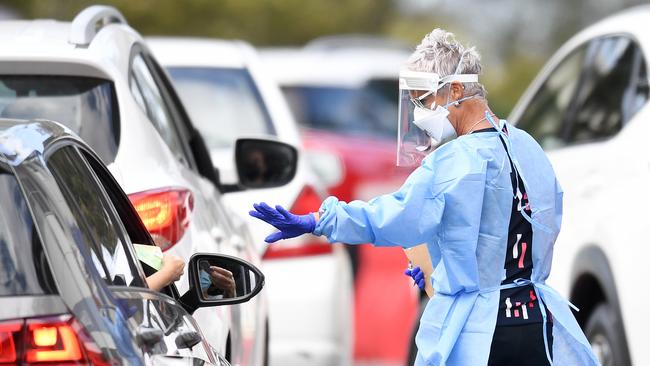 NSW recorded 667 cases on Sunday. Picture: NCA NewsWire / Dan Peled