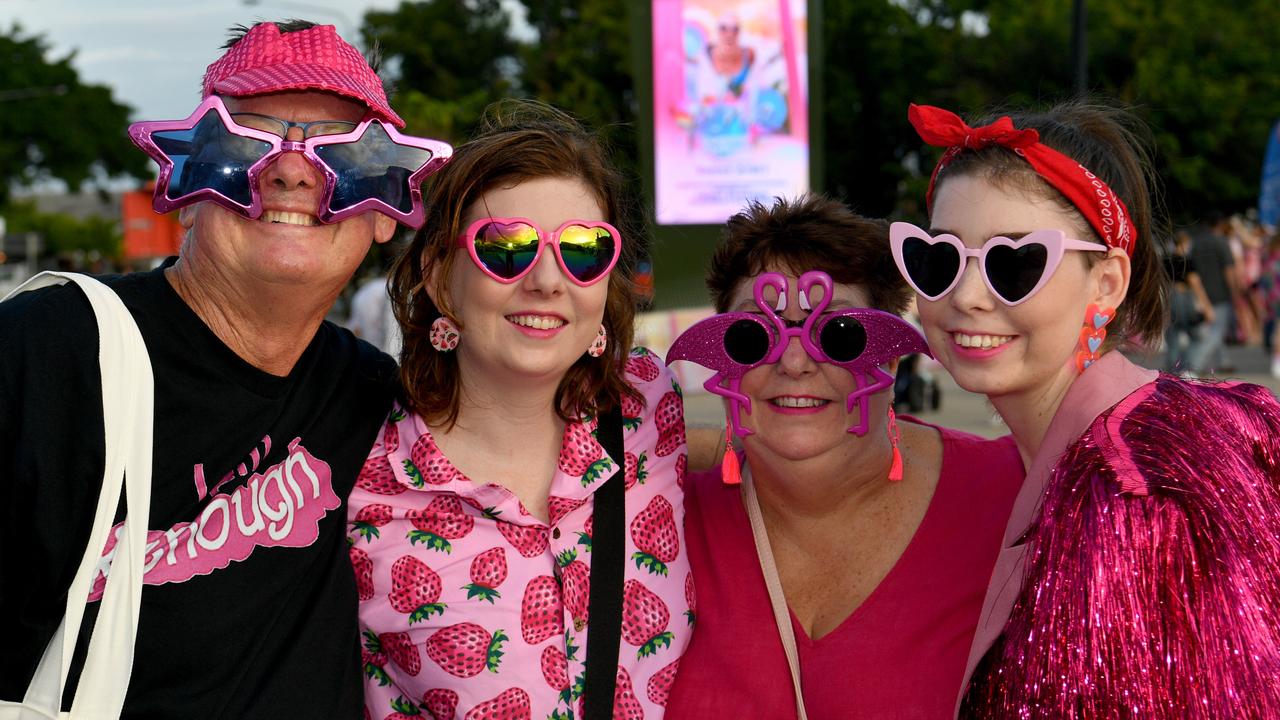 Trevor, Kerri, Maddie and Ellie Borger. Picture: Evan Morgan