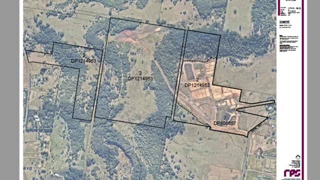 Previous plans from 2021 for the Winten development application at the North Lismore Plateau.