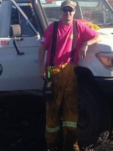 Richard Davis working as a CFS volunteer. Picture: Supplied