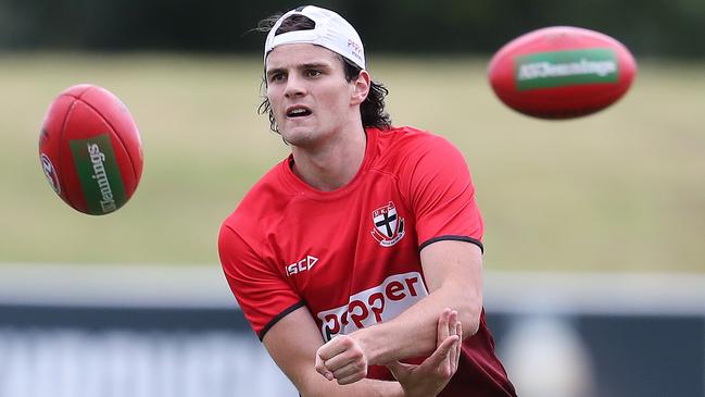 Hunter Clark at Saints training in November. Picture: Michael Klein