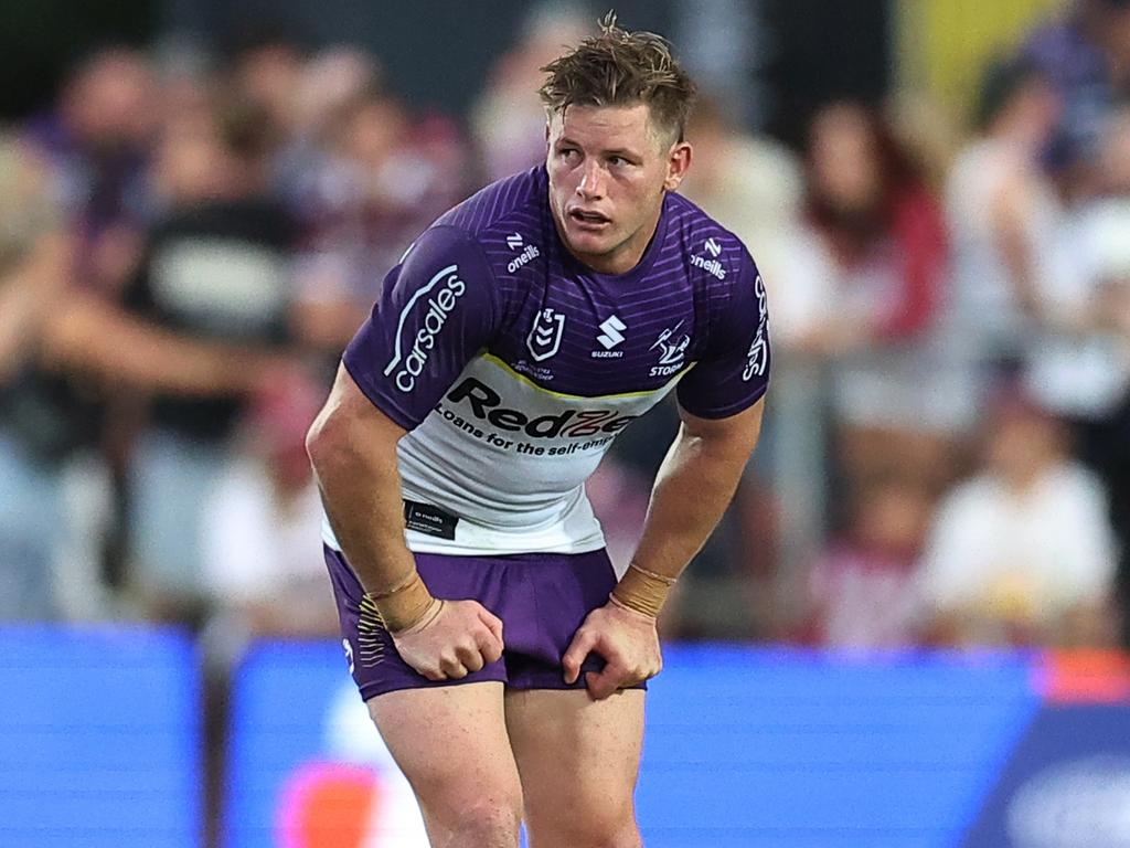 Harry Grant is racing the clock for State of Origin Game I with a hamstring injury. Picture: Getty Images