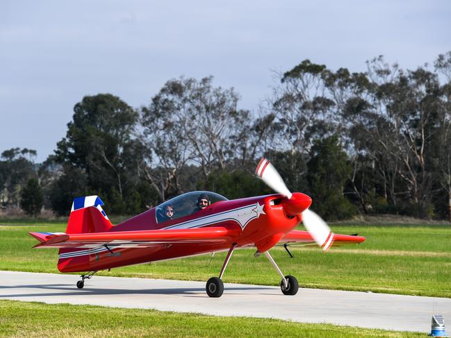 Peninsula Aero Club members and supporters are livid over a crackdown by Mornington Peninsula Shire Council on businesses based at Tyabb airfield. Picture: Penny Stephens