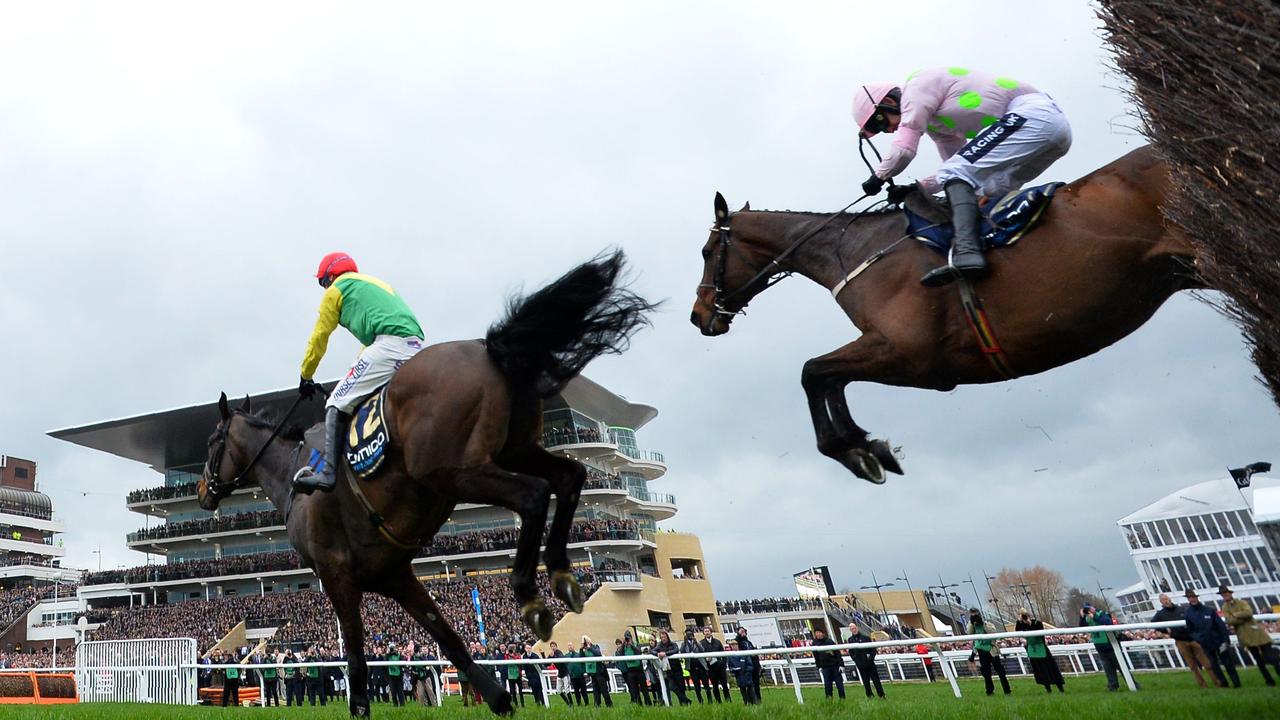 The Cheltenham Festival horse racing meeting took place in 2020 despite a global pandemic having been called. (Photo by Glyn KIRK / AFP)