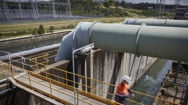 The Eraring Power Station in NSW has a number of units down, causing some of the havoc in the energy market in the last month. Picture: Nick Cubbin