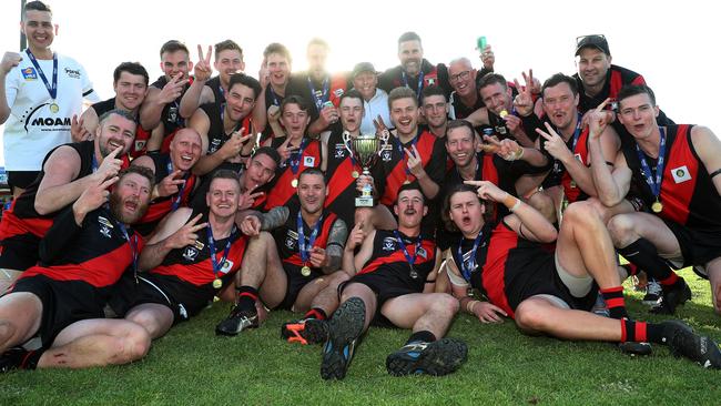 Waaia won back-to-back titles in the Picola District league. Picture Yuri Kouzmin