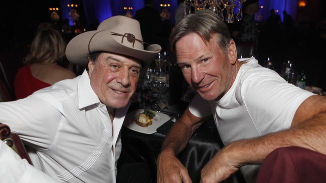 Molly Meldrum and Sam Newman