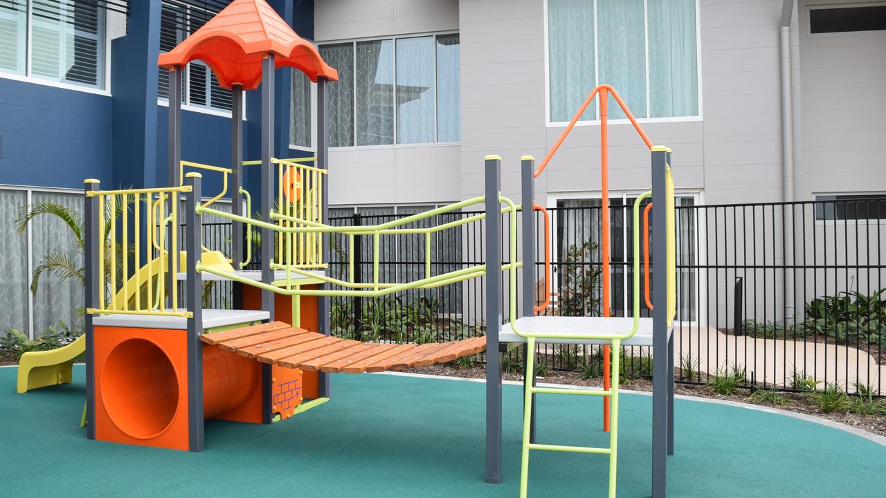 The playground at the new Ozcare Mackay facility. Picture: Heidi Petith