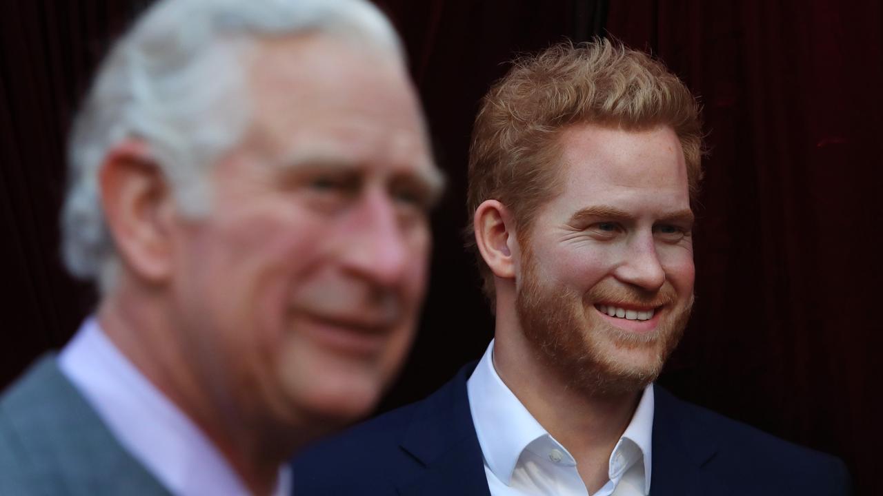 I just think everyone should enjoy these awkward wax figures of Charles and Harry. Picture: Lisa Maree Williams/Getty Images