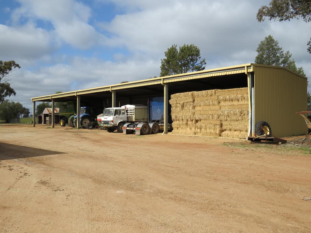 The homestead is set amongst 2ha of irrigated garden.