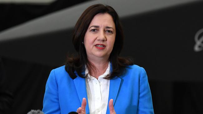 Queensland Premier Annastacia Palaszczuk on Monday. Picture: Dan Peled